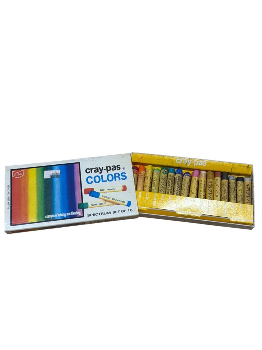 Cray-Pas Colors Spectrum Set Of 16 Oil Pastels By Sakura